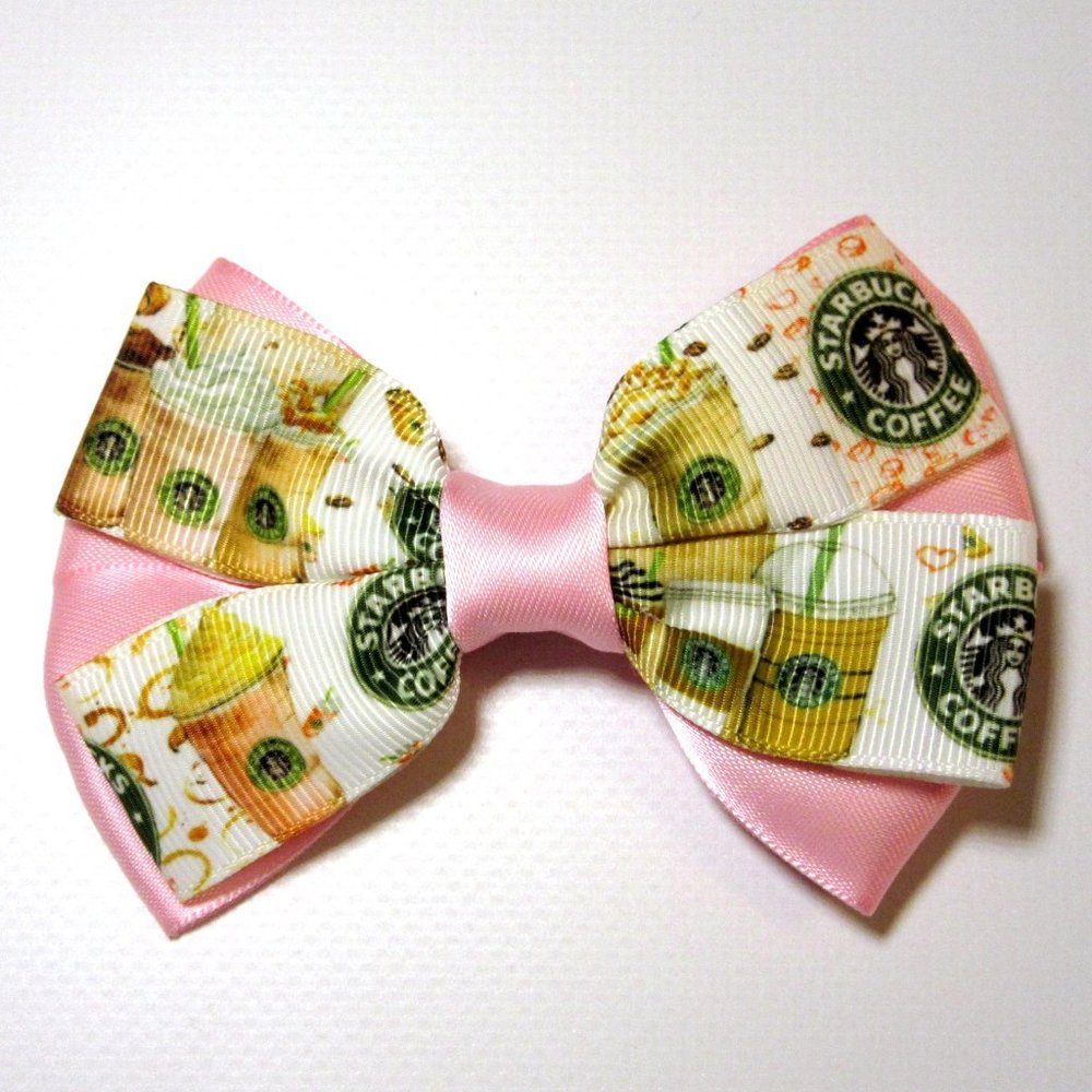 Starbucks Frappuccino Hair Bow